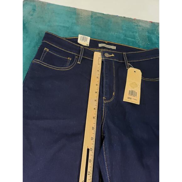 Levis 721 Jeans Size 14 Womens Blue Pants Stretch Denim High Rise Skinny NWT - Picture 11 of 16